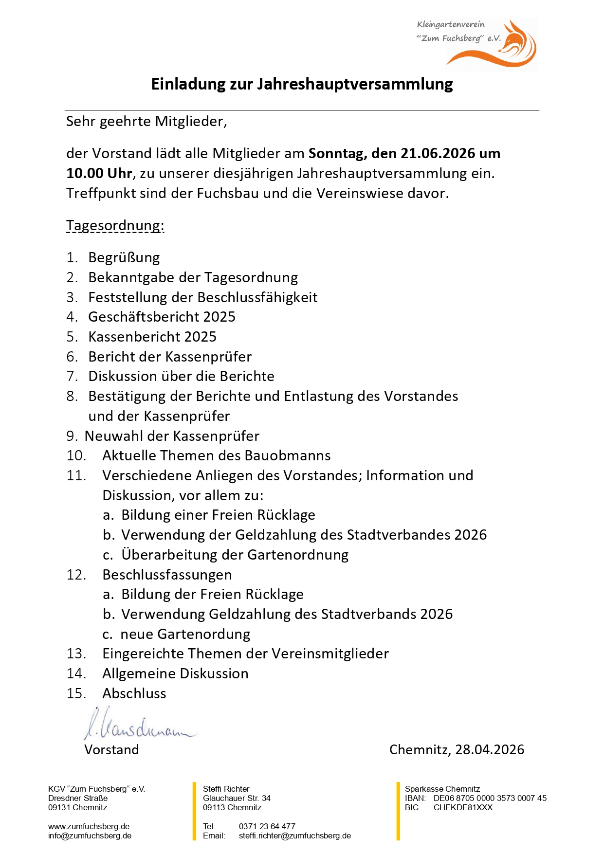 JHV 2026